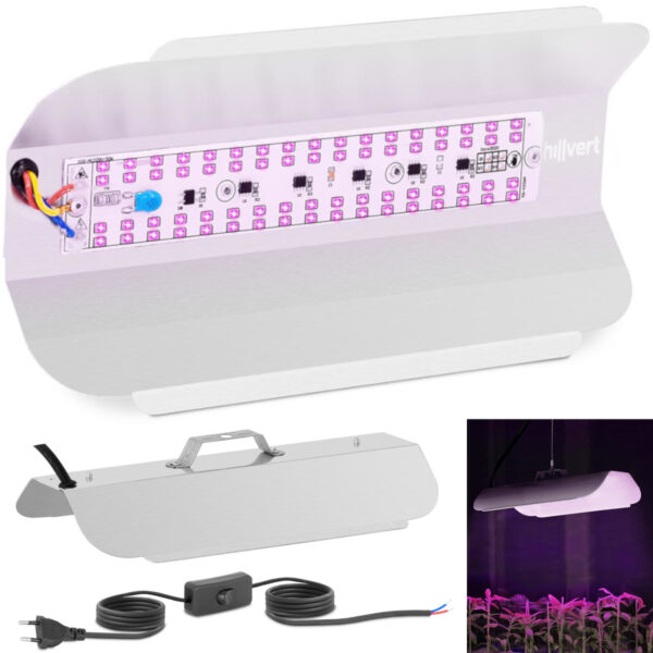 10090203-lampa-do-wzrostu-uprawy-roslin-pelne-spektrum-25-x-12-cm-68-led-50-w-srebrna-ean-4062859022691-hurtownia-zielona-gora 10090203 lampa do wzrostu uprawy roslin pelne spektrum 25 x 12 cm 68 led 50 w srebrna ean 4062859022691 hurtownia zielona gora