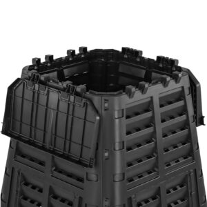 Kompostownik ogrodowy na odpadki organiczne 93 x 93 x 113 cm 740 l - obrazek 3