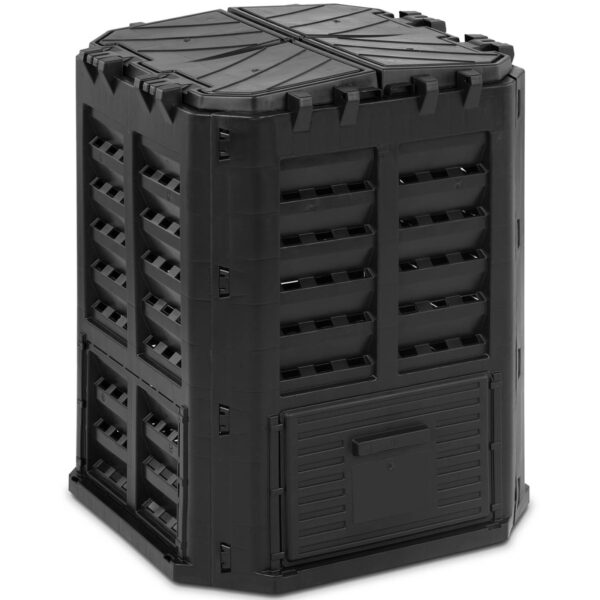 Kompostownik ogrodowy na odpadki organiczne 68 x 68 x 84 cm 360 l 1 10090216 1
