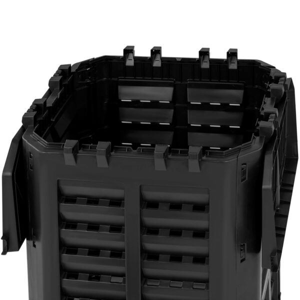 Kompostownik ogrodowy na odpadki organiczne 68 x 68 x 84 cm 360 l 2 10090216 2