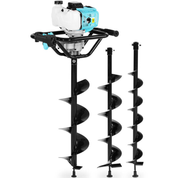 Świder spalinowy wiertnica glebowa 2.1 kW 1.2 l + 3 wiertła 1 10090250 1