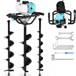 Świder spalinowy wiertnica glebowa 2.1 kW 1.2 l + 3 wiertła 6 Świder spalinowy wiertnica glebowa 2.1 kW 1.2 l + 3 wiertła - obrazek 1