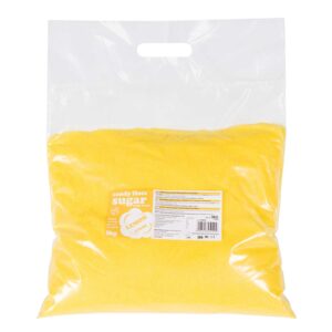Kolorowy smakowy cukier do waty cukrowej żółty o smaku cytrynowym 5kg 4 Kolorowy smakowy cukier do waty cukrowej żółty o smaku cytrynowym 5kg - obrazek 2