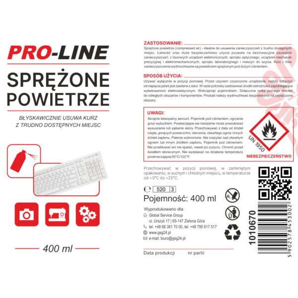 1010670 sprezone powietrze do czyszczenia elektroniki hurtownia tanio