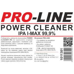POWER CLEANER IPA zestaw do czyszczenia elektroniki optyki i monitorów PRO-LINE 3 POWER CLEANER IPA zestaw do czyszczenia elektroniki optyki i monitorów PRO-LINE - obrazek 2
