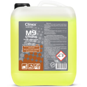 Płyn do mycia silnie zabrudzonych podłóg posadzek CLINEX M9 Strong 10L 1 Płyn do mycia silnie zabrudzonych podłóg posadzek CLINEX M9 Strong 10L - obrazek 1