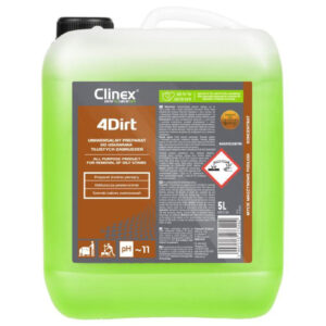 Koncentrat preparat do usuwania tłustych zabrudzeń CLINEX 4Dirt 5L - obrazek 1