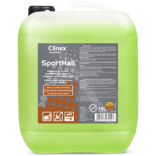 1011351-77-075-clinex-sporthall-10l-5907513270027-dystrybutor-lubuskie 1011351 77 075 clinex sporthall 10l 5907513270027 dystrybutor lubuskie