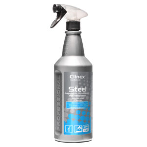 Płyn do mycia mebli i urządzeń ze stali nierdzewnej CLINEX Gastro Steel 1L 3 Płyn do mycia mebli i urządzeń ze stali nierdzewnej CLINEX Gastro Steel 1L - obrazek 2