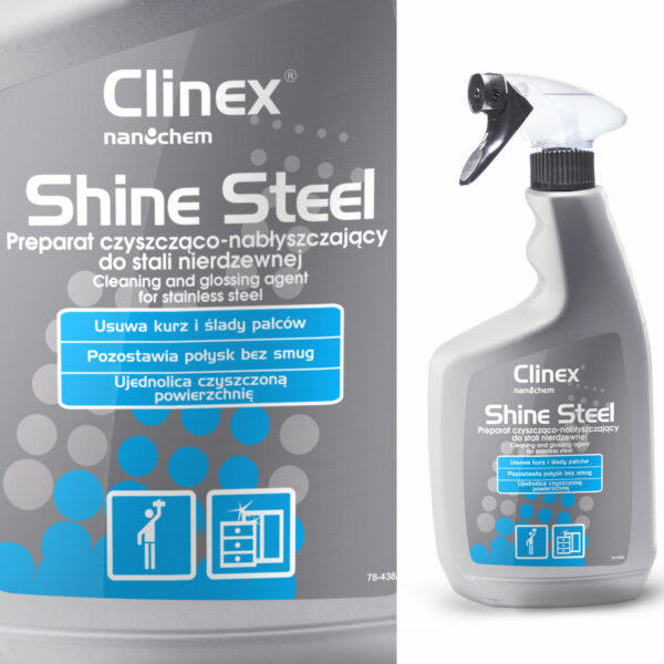 1011372-77-628-clinex-shine-steel-650ml-5907513273097-dystrybutor-lubuskie 1011372 77 628 clinex shine steel 650ml 5907513273097 dystrybutor lubuskie