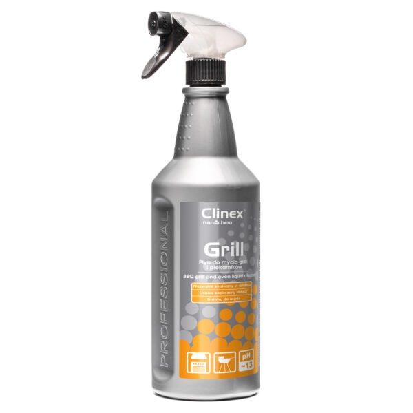 Skuteczny środek do mycia grilla rożna piekarnika wędzarni kominka CLINEX Grill 1L 1 1011396 77 071 5907513271093 clinex grill 1l