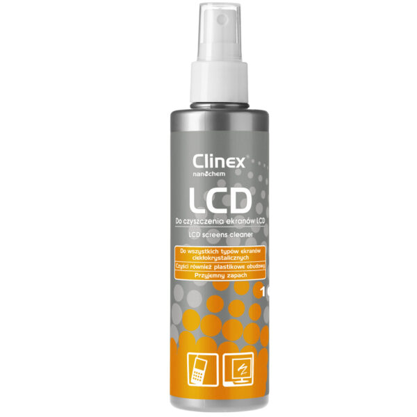Płyn do mycia czyszczenia ekranów i monitorów LCD telefonów CLINEX LCD 200ML 1 1011398 77 687 5907513273554 clinex lcd 200ml
