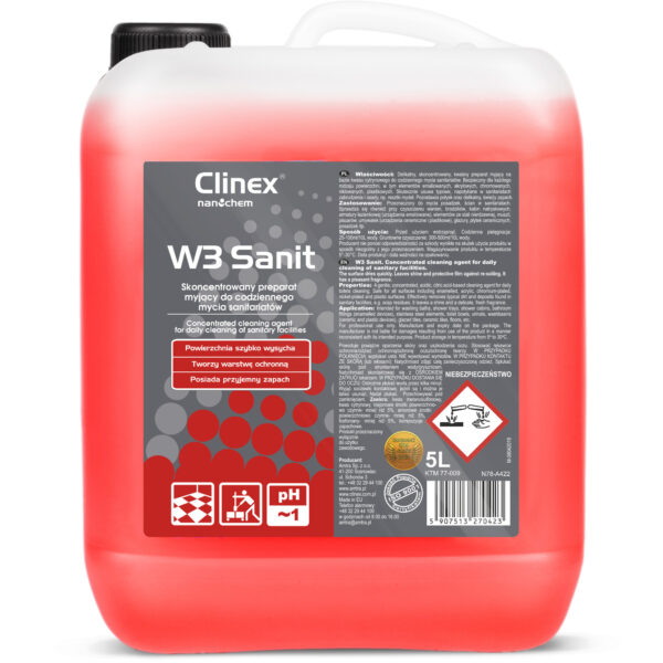 1011422-77-009-clinex-w3-sanit-5l-5907513270423-dystrybutor-lubuskie 1011422 77 009 clinex w3 sanit 5l 5907513270423 dystrybutor lubuskie