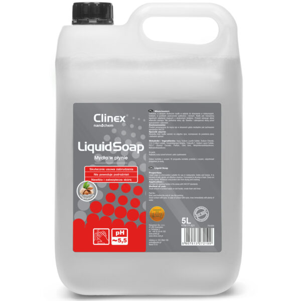 1011424-77-521-clinex-liquid-soap-5l-5907513272199-dystrybutor-lubuskie 1011424 77 521 clinex liquid soap 5l 5907513272199 dystrybutor lubuskie