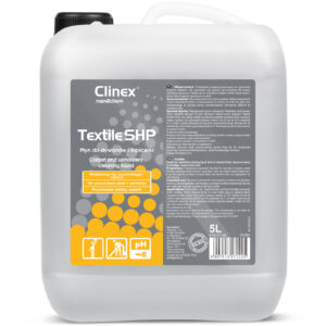 Płyn do prania czyszczenia dywanów mebli i tapicerki CLINEX Textile SHP 5L 1 Płyn do prania czyszczenia dywanów mebli i tapicerki CLINEX Textile SHP 5L - obrazek 1