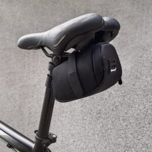 Mała torba rowerowa pod siodełko 0.6 l czarny - obrazek 3