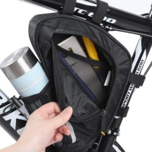 Torba rowerowa pod ramę 1.5l czarna 13 Torba rowerowa pod ramę 1.5l czarna - obrazek 3