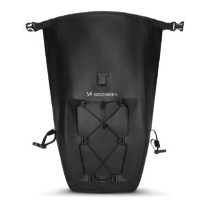 Wodoodporna torba rowerowa sakwa na bagażnik 25l czarny 17 Wodoodporna torba rowerowa sakwa na bagażnik 25l czarny - obrazek 7