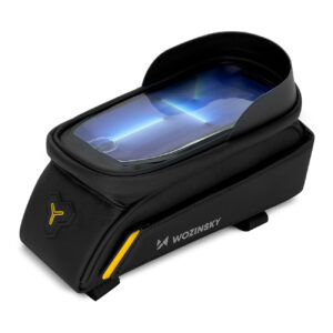 Torba rowerowa na ramę z etui na telefon 1l czarny 13 Torba rowerowa na ramę z etui na telefon 1l czarny - obrazek 3