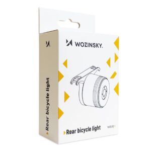 Lampka rowerowa tylna LED z micro USB czerwone światło 5 trybów czarna 16 Lampka rowerowa tylna LED z micro USB czerwone światło 5 trybów czarna - obrazek 6