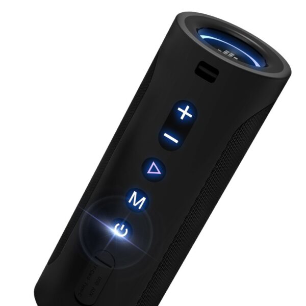 Bezprzewodowy głośnik Bluetooth T6 Pro 45W + LED czarny 1 1016553 2 bezprzewodowy glosnik bluetooth t6 pro 4 tronsmart hurtownia sklep
