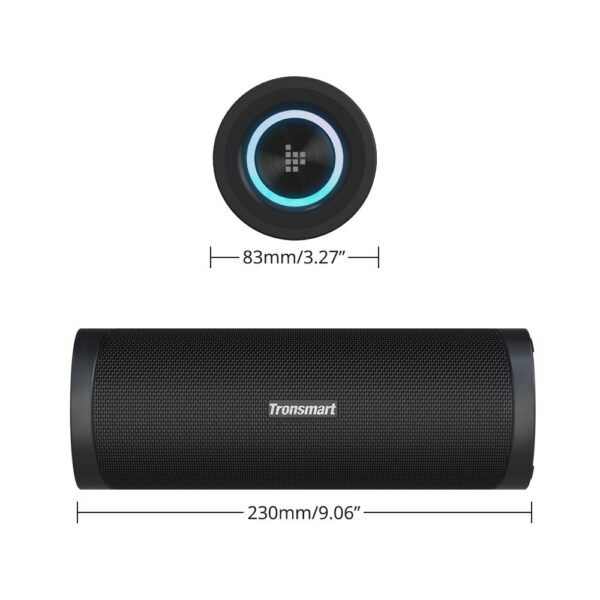 Bezprzewodowy głośnik Bluetooth T6 Pro 45W + LED czarny 2 1016553 3 bezprzewodowy glosnik bluetooth t6 pro 4 tronsmart hurtownia sklep