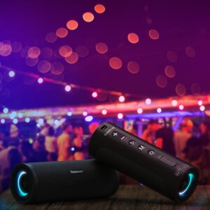 Bezprzewodowy głośnik Bluetooth T6 Pro 45W + LED czarny 15 Bezprzewodowy głośnik Bluetooth T6 Pro 45W + LED czarny - obrazek 8