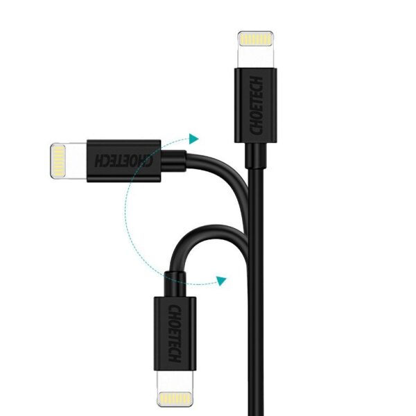 Kabel przewód MFI USB - Lightning 1.2m biały 6 1016563 7 kabel przewod mfi usb lightning 12m b choetech hurtownia sklep