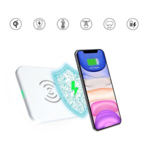 Ładowarka bezprzewodowa Qi 10W do telefonu i słuchawek czarny 11 Ładowarka bezprzewodowa Qi 10W do telefonu i słuchawek czarny - obrazek 5