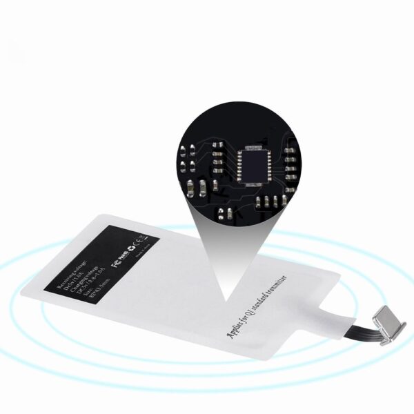 Adapter do bezprzewodowego ładowania Qi Lightning wkładka indukcyjna biały 1 1016575 2 adapter do bezprzewodowego ladowaniachoetech hurtownia sklep