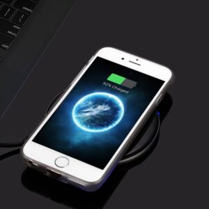 Adapter do bezprzewodowego ładowania Qi Lightning wkładka indukcyjna biały 12 Adapter do bezprzewodowego ładowania Qi Lightning wkładka indukcyjna biały - obrazek 6