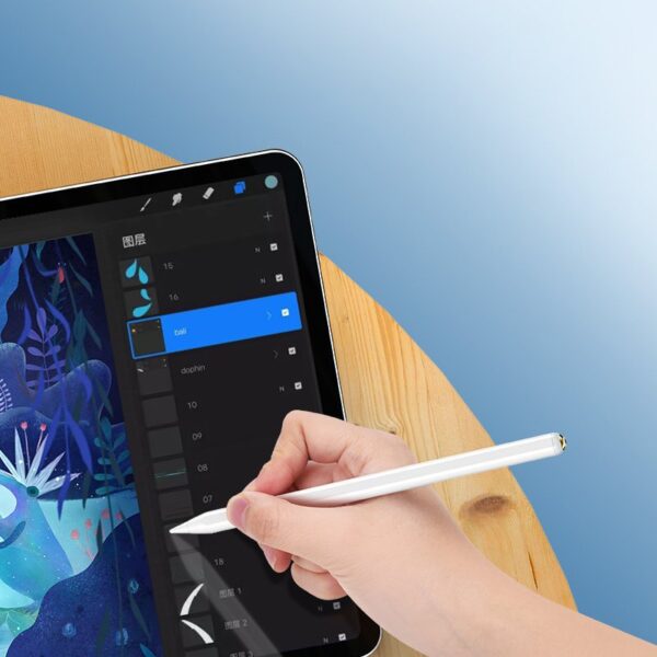 Rysik pen pojemnościowy stylus do iPad aktywny biały 1 1016576 2 rysik pen pojemnosciowy stylus do ipad a choetech hurtownia sklep