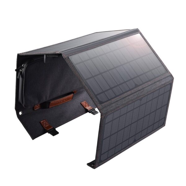 Ładowarka solarna słoneczna turystyczna USB USB C 36W QC PD szara 1 1016583 2 ladowarka solarna sloneczna turystyczna choetech hurtownia sklep