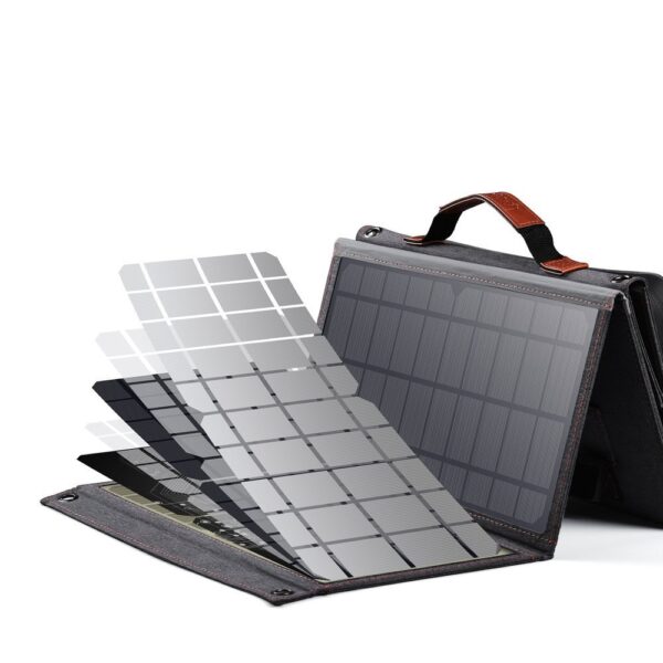 Ładowarka solarna słoneczna turystyczna USB USB C 36W QC PD szara 4 1016583 5 ladowarka solarna sloneczna turystyczna choetech hurtownia sklep