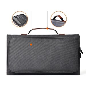 Ładowarka solarna słoneczna turystyczna USB USB C 36W QC PD szara 17 Ładowarka solarna słoneczna turystyczna USB USB C 36W QC PD szara - obrazek 7