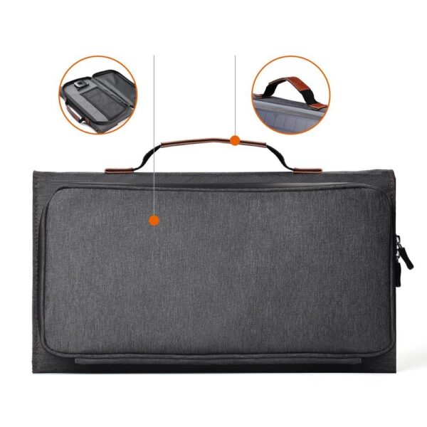 Ładowarka solarna słoneczna turystyczna USB USB C 36W QC PD szara 6 1016583 7 ladowarka solarna sloneczna turystyczna choetech hurtownia sklep