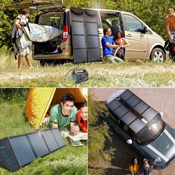 1016584 7 duza ladowarka solarna 80w rozkladana dc choetech hurtownia sklep