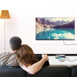 Kabel przewód USB Typ C - HDMI 4K 30Hz 3m czarny - obrazek 11