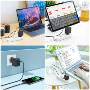 Ładowarka sieciowa GaN USB Typ C 60W + kabel USB Typ C 1.8m czarny 17 Ładowarka sieciowa GaN USB Typ C 60W + kabel USB Typ C 1.8m czarny - obrazek 9