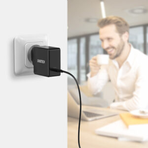 Szybka ładowarka sieciowa USB Typ C PD 60W 3A czarny - obrazek 8