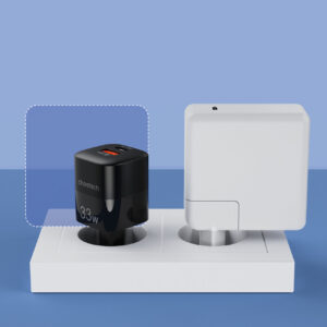 Szybka ładowarka sieciowa GaN USB Typ C PD QC 33W czarna - obrazek 7