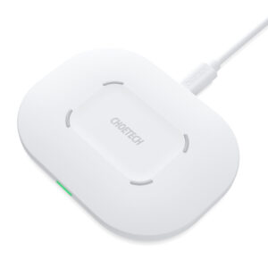 Ładowarka bezprzewodowa Qi 15W + kabel USB - USB Typ C 1m biały - obrazek 6