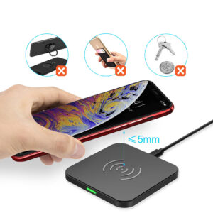 Ładowarka bezprzewodowa Qi telefon słuchawki ładowarka sieciowa EU kabel USB - microUSB 1.2m ZESTAW biały - obrazek 8