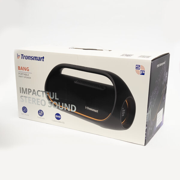 Głośnik bezprzewodowy Bluetooth Bang wodoodporny 60W z funkcją Powerbank czarny 4 1016648 5 glosnik bezprzewodowy bluetooth bang wod tronsmart hurtownia sklep