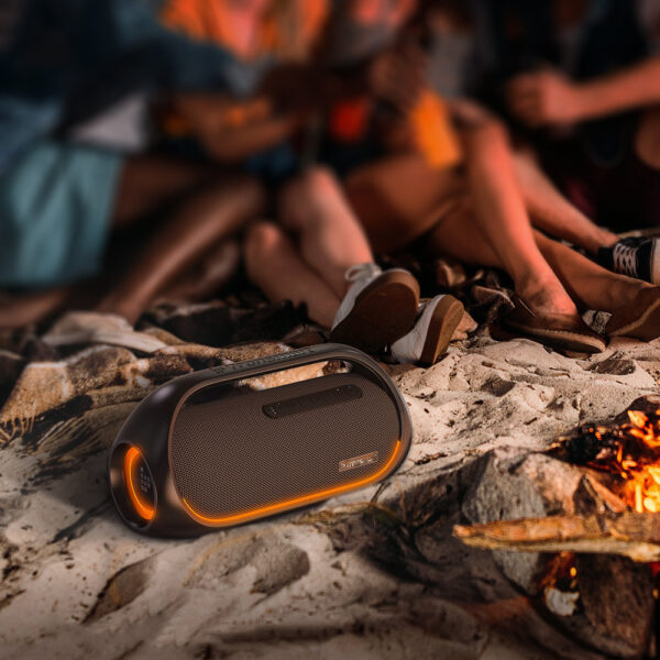 Głośnik bezprzewodowy Bluetooth Bang wodoodporny 60W z funkcją Powerbank czarny 8 1016648 9 glosnik bezprzewodowy bluetooth bang wod tronsmart hurtownia sklep
