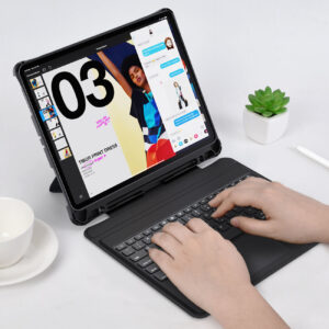 Etui pokrowiec Keyboard Case do iPad Pro 12.9"" + bezprzewodowa klawiatura Bluetooth czarny 21 Etui pokrowiec Keyboard Case do iPad Pro 12.9"" + bezprzewodowa klawiatura Bluetooth czarny - obrazek 11