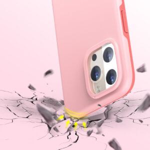 Etui do iPhone 13 Pro MFM Anti-drop case różowy - obrazek 3