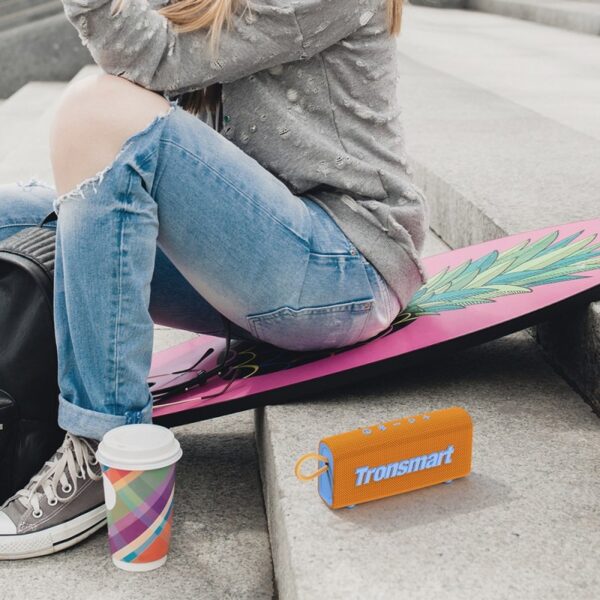 Trip głośnik bezprzewodowy Bluetooth 5.3 wodoodporny IPX7 10W pomarańczowy 4 1016665 5 trip glosnik bezprzewodowy bluetooth 53 tronsmart hurtownia sklep