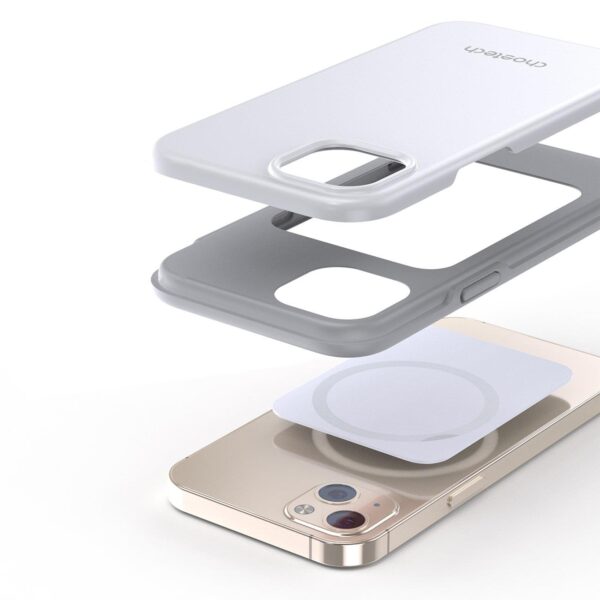 Etui do iPhone 13 MFM Anti-drop case biały 5 1016670 6 etui do iphone 13 mfm anti drop case bia choetech hurtownia sklep