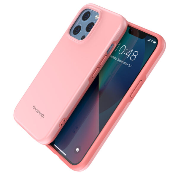 Etui do iPhone 13 Pro MFM Anti-drop case różowy 3 1016675 4 etui do iphone 13 pro mfm anti drop case choetech hurtownia sklep